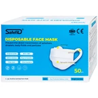 Khẩu trang 4 lớp Safefit màu xanh (50 cái) ngăn khói bụi, vi khuẩn