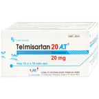 Thuốc Telmisartan 20 A.T điều trị tăng huyết áp (10 vỉ x 10 viên)