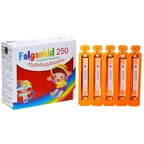 Thuốc Falgankid 250mg/10ml CPC1 Hà Nội giảm đau hạ sốt ở trẻ nhỏ (4 vỉ x 5 ống)