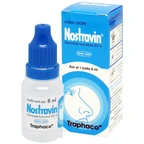 Thuốc nhỏ mũi Nostravin 0.05% Traphaco 8ml giảm triệu chứng ngạt mũi và giảm sung huyết