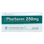 Thuốc Pharbaren 250mg Pharbaco điều trị nhiễm trùng nhẹ tới trung bình do các chủng vi khuẩn (1 vỉ x 10 viên)