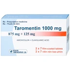 Thuốc Taromentin 1000mg Polfarmex điều trị viêm xoang cạnh mũi (2 vỉ x 7 viên)