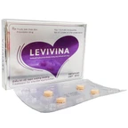 Thuốc Levivina 10mg Hà Tây điều trị rối loạn cương dương (1 vỉ x 4 viên)