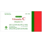 Thuốc tiêm Vitamin C 100mg/2ml Vidipha điều trị bệnh do thiếu Vitamin C (100 ống x 2ml/ống)