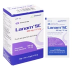 Thuốc bột pha hỗn dịch uống Lanam SC 400mg/57mg Imexpharm điều trị các nhiễm khuẩn do vi khuẩn (12 gói x 16g).