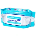 Khăn giấy ướt cồn Let-Green làm sạch, kháng khuẩn và giữ vệ sinh (90 miếng)
