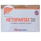 Thuốc Hetopartat 3G Mediplantex điều trị bệnh và biến chứng do chức năng gan bị suy yếu (30 gói x 5g)