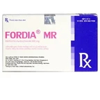 Thuốc Fordia MR 500mg United điều trị đái tháo đường típ 2 (6 vỉ x 10 viên)