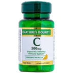 Viên uống bổ sung vitamin C, tăng cường sức đề kháng C 500mg Nature's Bounty (100 viên)