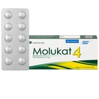 Thuốc Molukat 4mg DHG phòng và điều trị hen suyễn mức nhẹ đến trung bình (3 vỉ x 10 viên)
