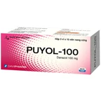 Thuốc Puyol-100 Davipharm điều trị lạc nội mạc tử cung, đa kinh (3 vỉ x 10 viên)
