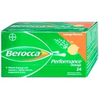 Viên sủi Berocca Performance Orange Bayer bổ sung vitamin và khoáng chất (12 vỉ x 2 viên)