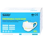 Khẩu trang 4 lớp Safefit màu trắng (50 cái) ngăn khói bụi, vi khuẩn