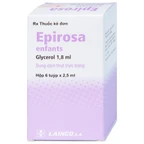 Dung dịch thụt trực tràng Epirosa Enfants Lainco giảm triệu chứng táo bón (6 tuýp x 2.5ml)