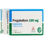 Thuốc Pregabakern 100mg Kern chỉ định điều trị đau thần kinh, động kinh, rối loạn lo âu tổng quát (6 vỉ x 14 viên)