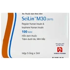 Hỗn dịch tiêm Scilin M30 (30/70) 100 IU/ml Bioton điều trị bệnh đái tháo đường tuýp 1 (5 ống x 3ml)