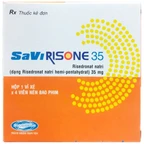 Thuốc Savirisone 35 Savi điều trị loãng xương và viêm xương dị dạng (1 vỉ xé x 4 viên)