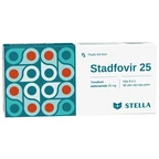 Thuốc Stadfovir 25 Stella Pharm điều trị viêm gan B mạn tính (3 vỉ x 10 viên)