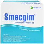 Thuốc Smecgim 3g Agimexpharm điều trị các triệu chứng trong tiêu chảy cấp và mạn tính (30 gói)
