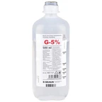 Thuốc truyền tĩnh mạch Glucose Intravenous Infusion B.P 5% B.Braun điều trị thiếu hụt carbohydrat và dịch (500ml)