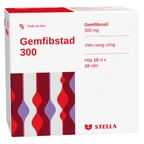 Thuốc Gemfibstad 300 Stella điều trị tăng lipid huyết (10 vỉ x 10 viên)