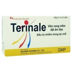 Thuốc Terinale Kolmar điều trị nhiễm trùng âm đạo do nhiễm nấm Candida (2 vỉ x 6 viên)