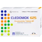 Thuốc Cledomox 625 Tenamyd điều trị các trường hợp nhiễm khuẩn (2 vỉ x 7 viên)