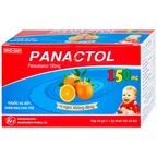 Bột sủi Panactol 150mg Khapharco vị ngọt, không đắng, hạ sốt, giảm đau cho trẻ (48 gói x 1.5g)