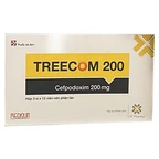 Thuốc Treecom 200 Medisun điều trị nhiễm khuẩn đường hô hấp (3 vỉ x 10 viên)