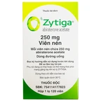 Thuốc Zytiga 250mg Janssen điều trị ung thư tuyến tiền liệt (120 viên)