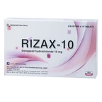 Thuốc Rizax-10 Davipharm điều trị triệu chứng mất trí nhớ do bệnh Alzheimer (3 vỉ x 10 viên)