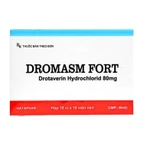 Thuốc Dromasm Fort 80mg Hataphar chống co thắt cơ trơn (10 vỉ x 10 viên)