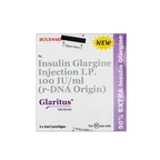 Bút tiêm Glaritus 100IU Wockhardt điều trị đái tháo đường (3ml)