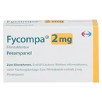 Thuốc Fycompa 2mg Eisai điều trị bổ trợ cơn động kinh (2 vỉ x 14 viên)