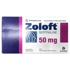 Thuốc Zoloft Sertraline 50mg Viatris điều trị triệu chứng bệnh trầm cảm (3 vỉ x 10 viên)