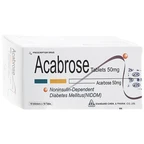 Thuốc Acarbose 50mg Standard Chem And Pharm điều trị bệnh tiểu đường (10 vỉ x 10 viên)
