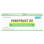 Thuốc Tenotrust 25 BV Pharma điều trị viêm gan B mãn tính ở người lớn và trẻ em (3 vỉ x 10 viên)