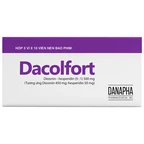 Thuốc Dacolfort Danapha điều trị triệu chứng liên quan đến suy tĩnh mạch, mạch bạch huyết (3 vỉ x 10 viên)