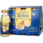 Nước Yến Sào Cao Cấp Nunest Relax Đông Trùng Hạ Thảo 5% Yến (6 chai x 185ml)