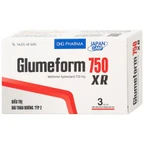 Thuốc Glumeform 750 XR DHG điều trị đái tháo đường típ 2 (3 vỉ x 10 viên)