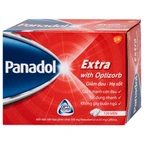 Viên nén Panadol Extra With Optizorb GSK giảm đau, hạ sốt nhanh, không gây buồn ngủ (12 vỉ x 10 viên)