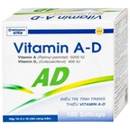 Thuốc Vitamin A-D Hdpharma dùng dự phòng và điều trị các triệu chứng do thiếu vitamin A - D (10 vỉ x 10 viên)