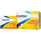 Thuốc cốm Acemuc Kids 200mg Sanofi long đàm, tiêu nhầy, giảm ho (30 gói x 1g)