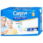 Tã dán người lớn Caryn siêu thấm size L20, vòng hông 68 x 122cm (20 miếng)