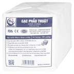 Gạc phẫu thuật An Lành 10x10cm x 6 lớp (100 miếng) dùng thấm máu trong phẫu thuật
