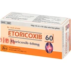 Thuốc Etoricoxib Khapharco 60mg điều trị viêm khớp (10 vỉ 10 viên)