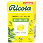 Kẹo Ngậm Ho Không Đường Chanh Bạc Hà Ricola Lemon Mint (40g)