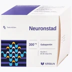 Thuốc Neuronstad 300mg Stella điều trị hỗ trợ động kinh cục bộ (10 vỉ x 10 viên)