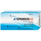 Thuốc A.Teperison 50 An Thiên Pharma điều trị thoái hóa cột sống cổ, bệnh mạch máu não (3 vỉ x 10 viên)