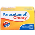 Viên nén Paracetamol Choay 500mg Sanofi điều trị triệu chứng đau từ nhẹ đến vừa, sốt (10 vỉ x 10 viên)